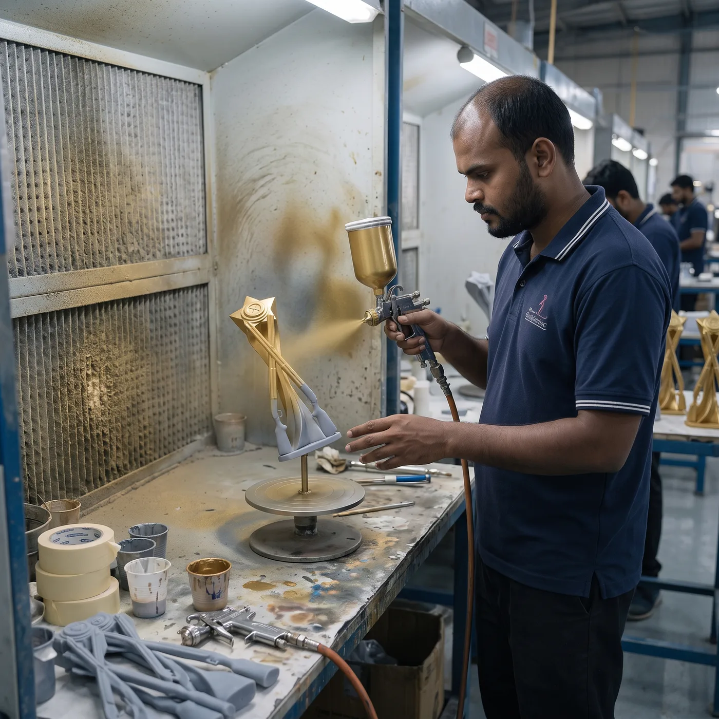 Grand Prix of Abu Dhabi — Compak Sporting, Cast, Primed, Sprayed Gold