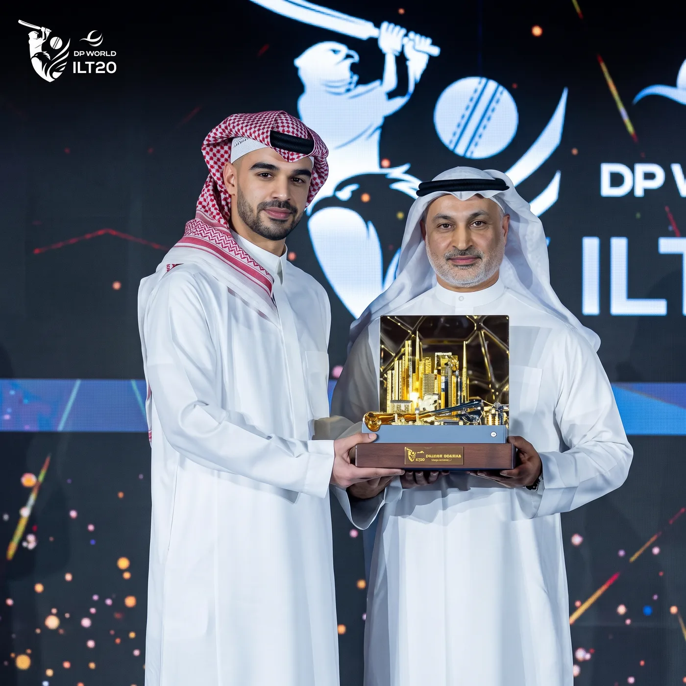 DP World ILT20 — حيث يلعب العالم، في كريستالٍ وذهب
