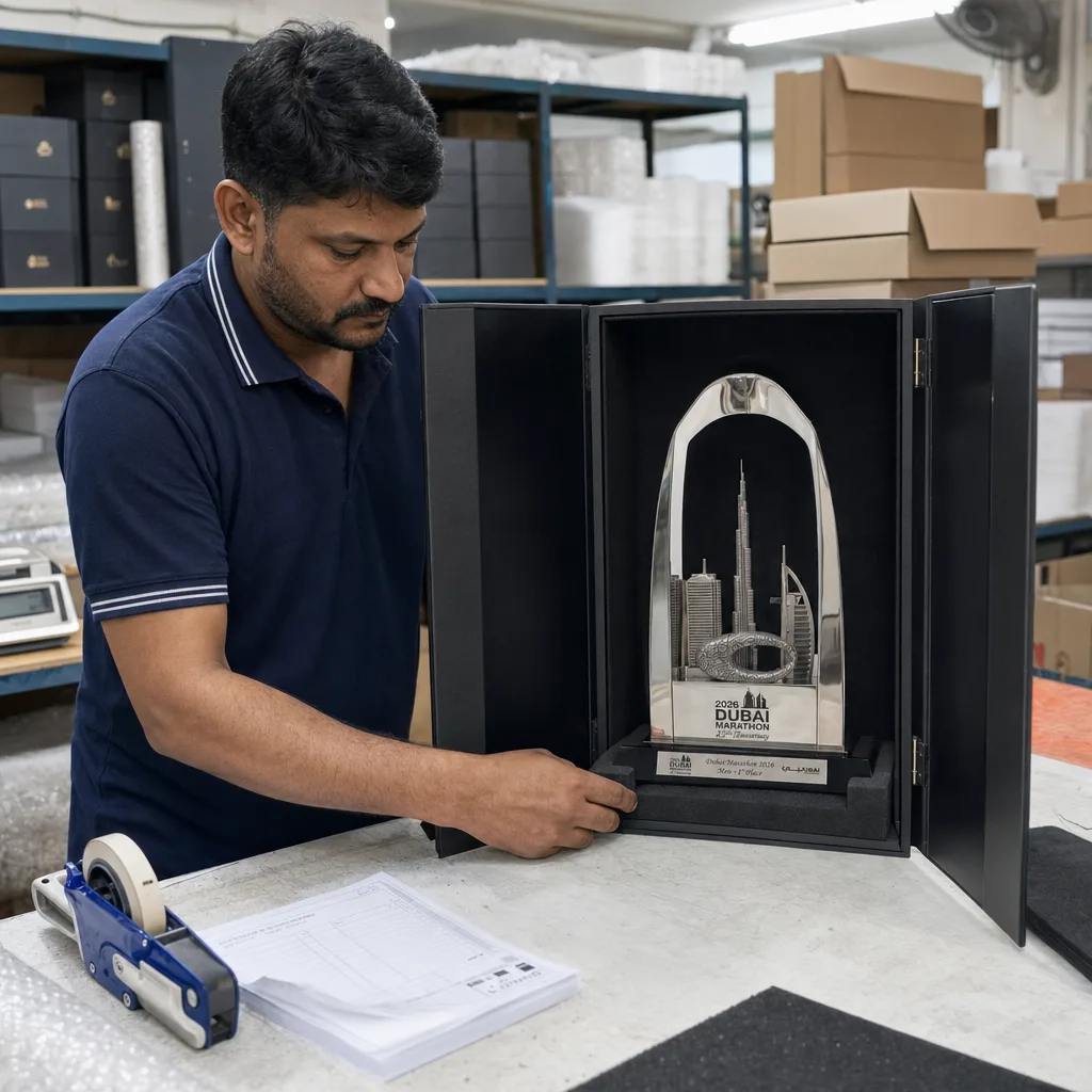 Dubai Marathon, Designing a Trophy Around a City