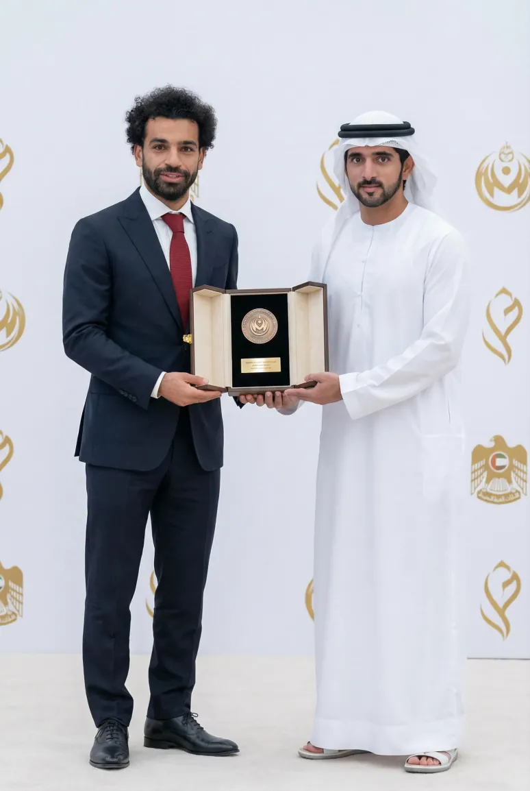 Mohamed Salah & H.H. Sheikh Hamdan · UAE